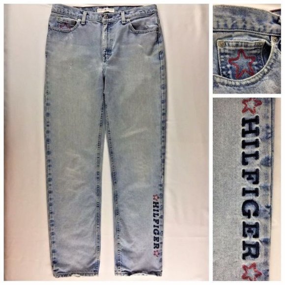 Tommy Hilfiger Denim - Vintage Tommy Hilfiger Women's  Spell Out Jeans